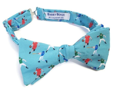 Athlete Sports Blue Bow Tie Football Basketball Baseball Player