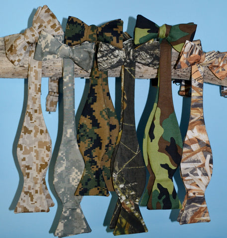 Camouflage Bow Ties