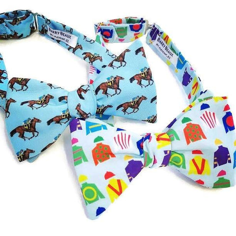 Horse Race Bow Ties Kentucky Derby