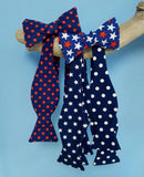 Stars Red White Blue Bow Ties 4th July