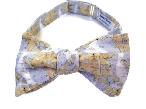 San Francisco Map Bow Tie