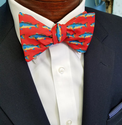 Red Spottail Bow Tie