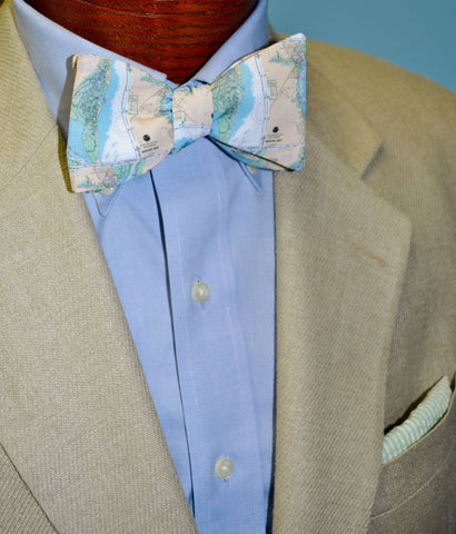 Winyah Bay Map Bow Tie