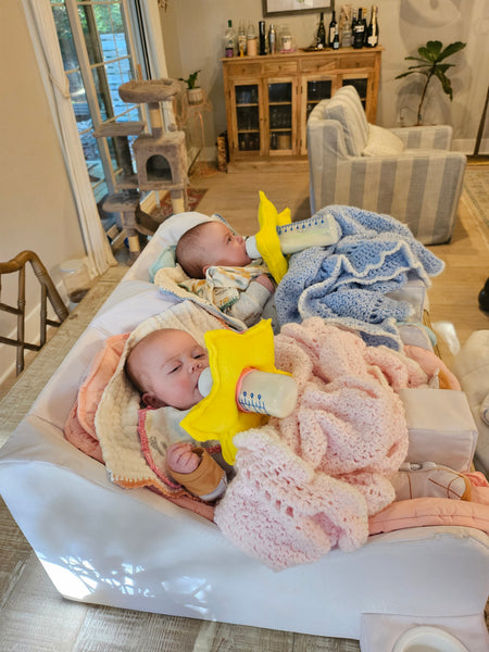 Twin Star Baby Bottle Prop x2