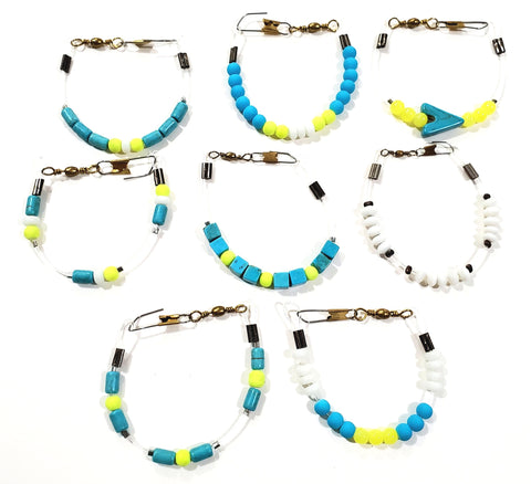 Twin Shem Neon and Blue Bracelets