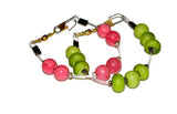 Twin Shem Pink and Green Bracelets