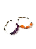 Twin Shems Orange and Purple Bracelet