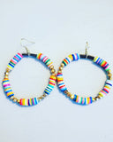 Multi-Colored Twin Shem Earrings