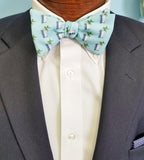 Blue Mint Julep Bow Tie
