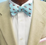 Polo Match Blue Bow Tie