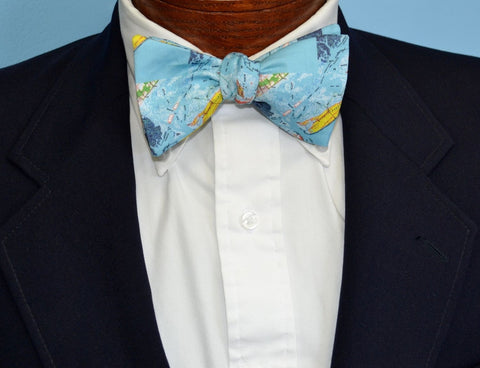 Capers Island South Carolina Map Bow Tie