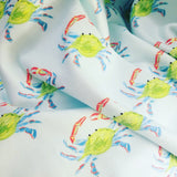 Handmade Barry Beaux Crab Fleece Baby Blanket
