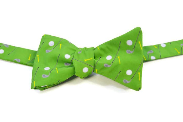 Green Golf Bow Tie