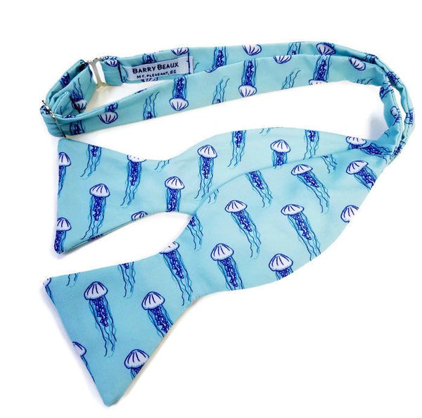 Jellyfish Blue Bow Tie