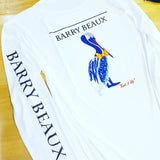 Barry Beaux Dri Fit Fishing Shirt Featuring A Pelican
