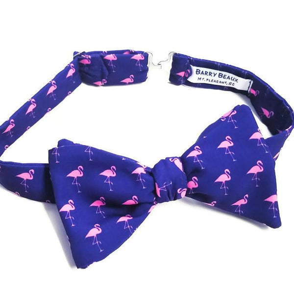 Pink Flamingo Bow Tie