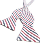 Red White Blue July Usa Bow Tie