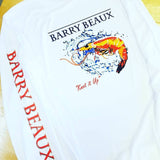 Barry Beaux Dri Fit Fishing Shirt Featuring A Shrimp