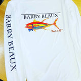 Barry Beaux Dri Fit Fishing Shirt Featuring A Tuna Fish