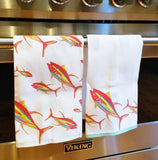 Tuna Linen Hand Towels By Barry Beaux