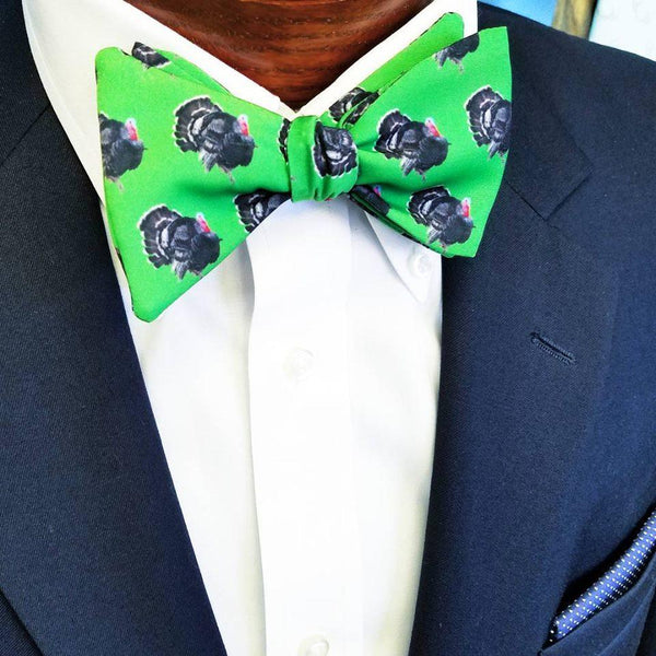 Turkey Green Bow Tie